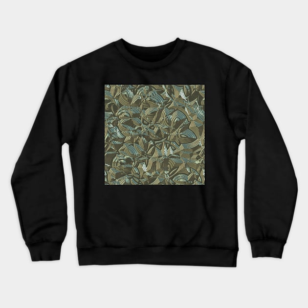 Shell Seashore Floral Abstract in Kaleidoscope Crewneck Sweatshirt by marknprints